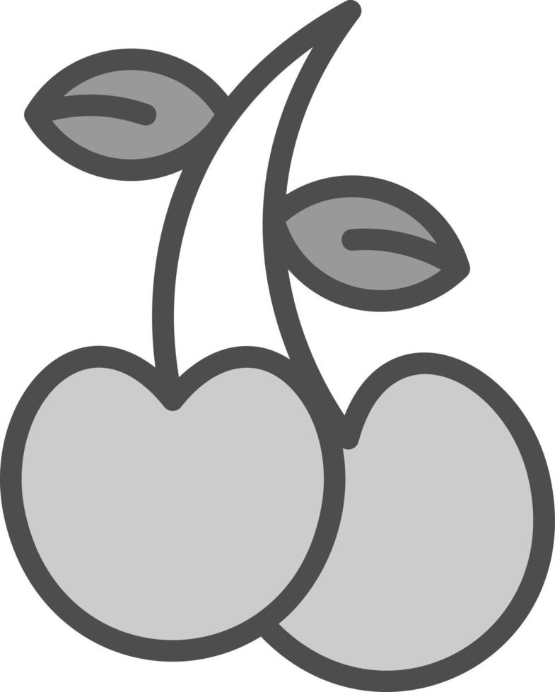 design de ícone de vetor de cereja