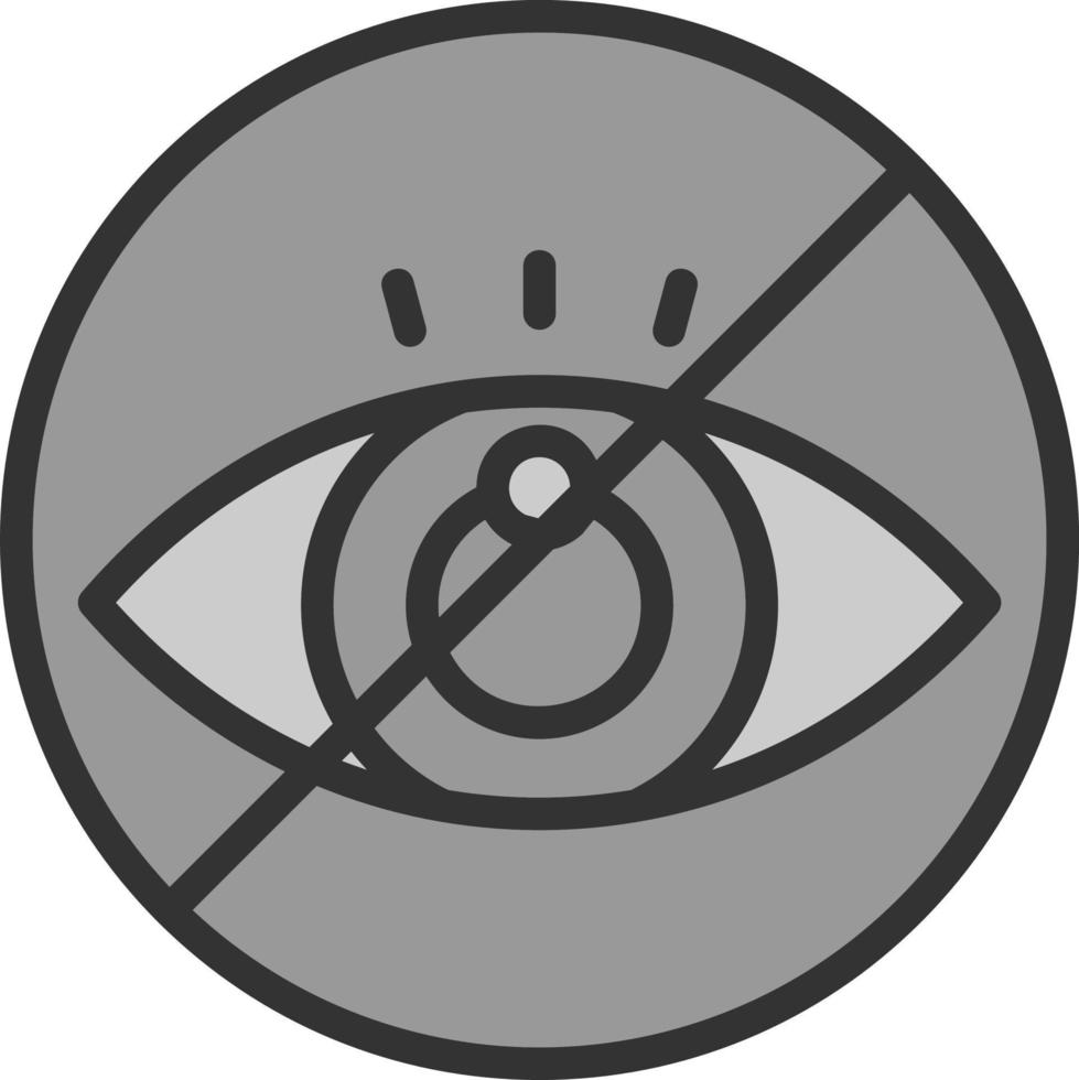 design de ícone vetorial cego vetor