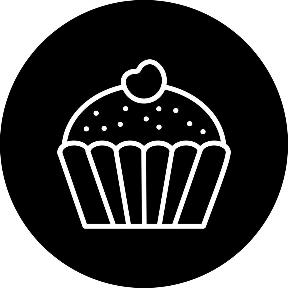 ícone de vetor de muffin