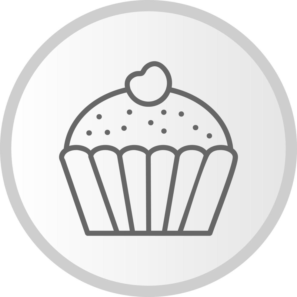 ícone de vetor de muffin