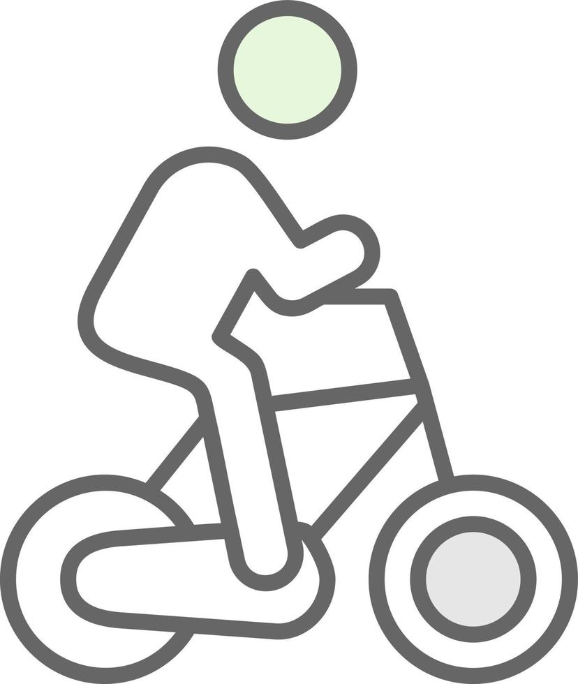 design de ícone de vetor de pessoa de ciclismo