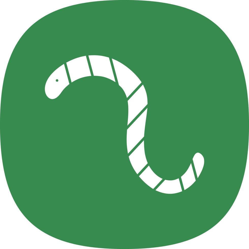 design de ícone de vetor de vermes