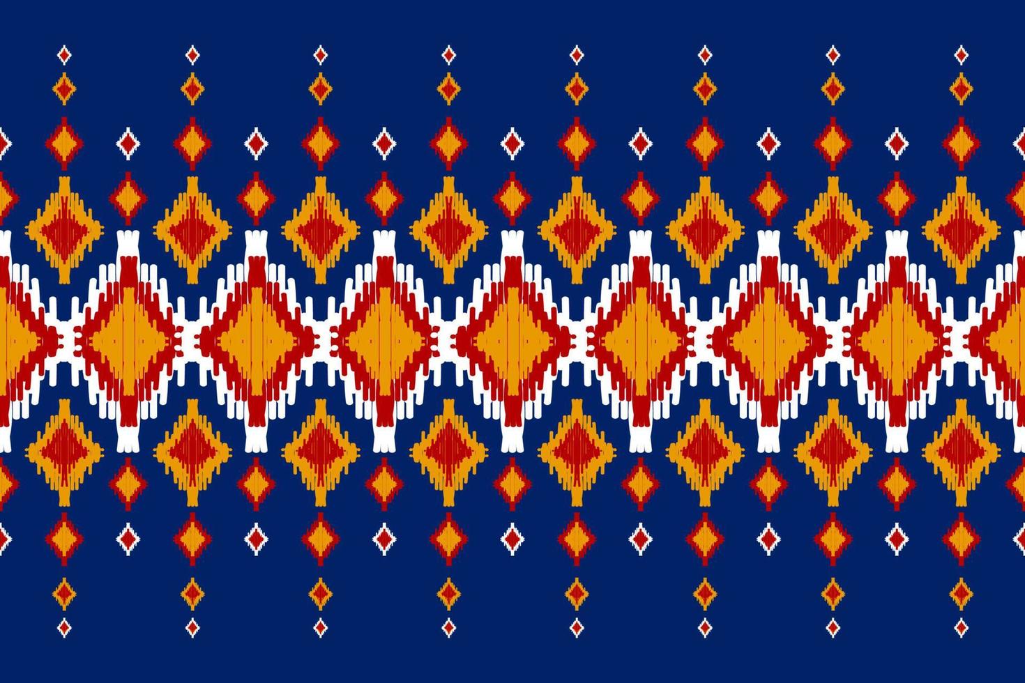 tapete étnico tribal arte padrão. padrão sem emenda de ikat étnico. estilo americano, mexicano. vetor