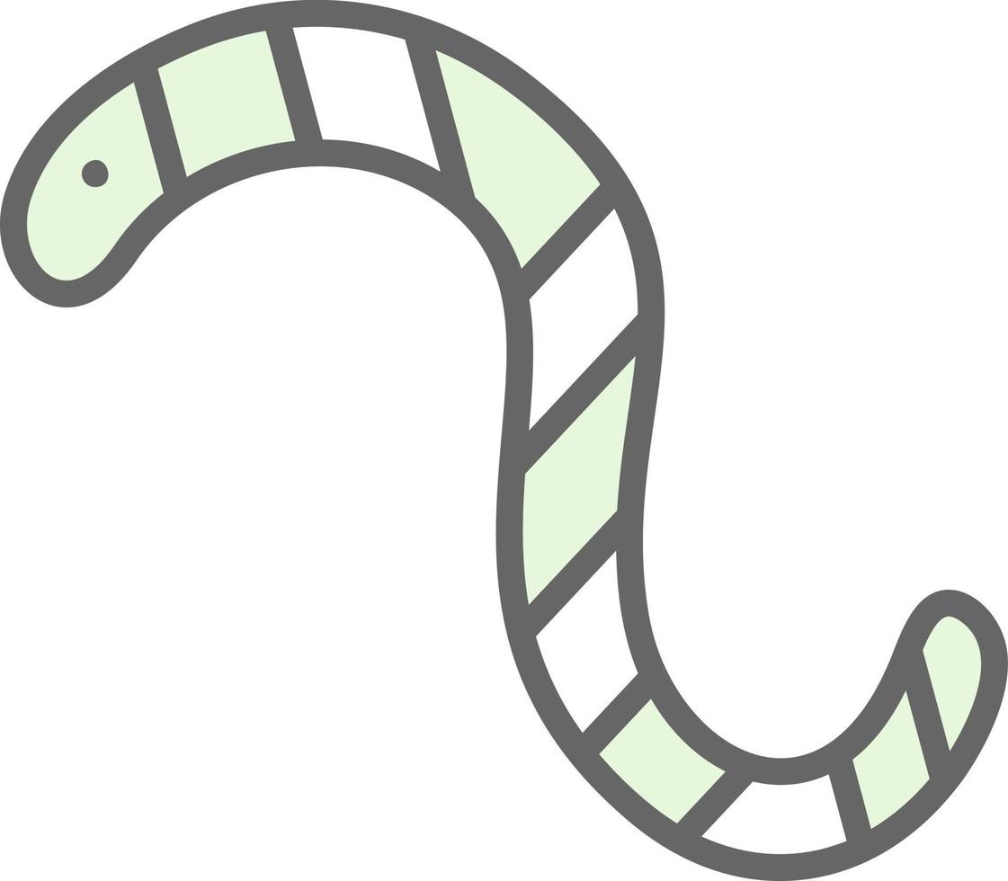 design de ícone de vetor de vermes