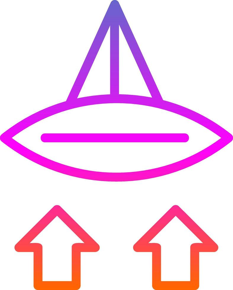 design de ícone de vetor de lente convexa