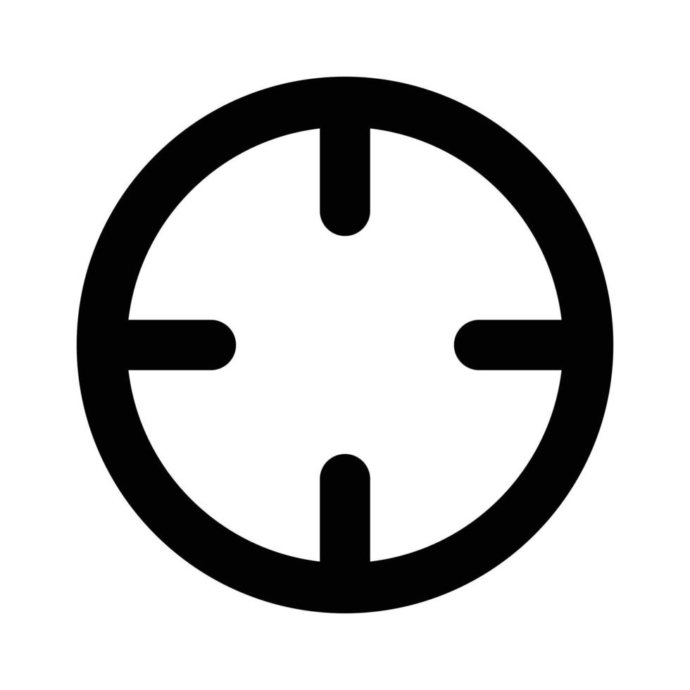 silhueta de ícone de gps vetor