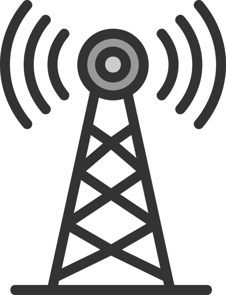 design de ícone de vetor de torre de celular