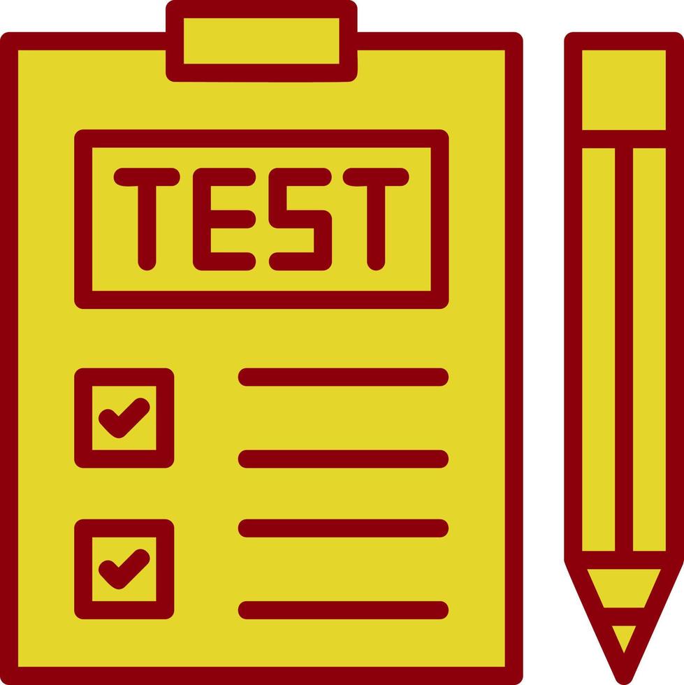 teste de design de ícone vetorial vetor