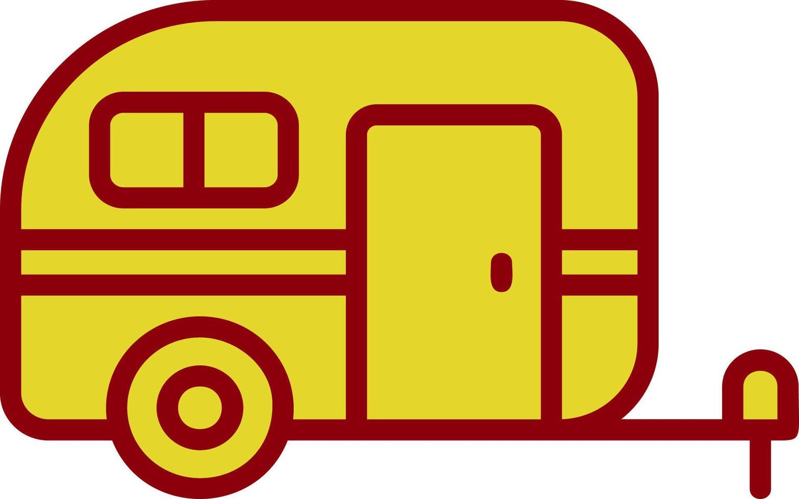 design de ícone de vetor de caravana