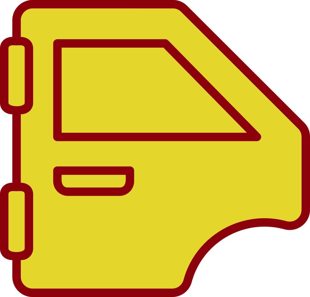 design de ícone de vetor de porta de carro