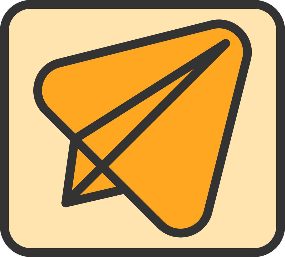 design de ícone de vetor de telegrama