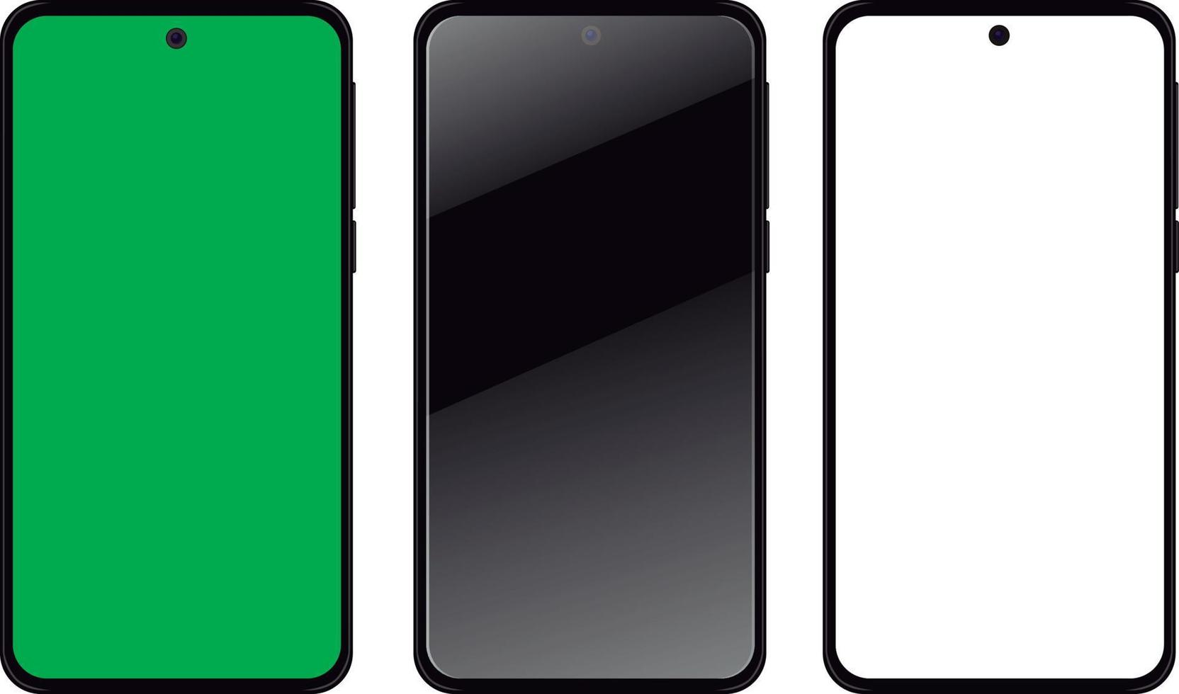 ícone de vetor verde para smartphone