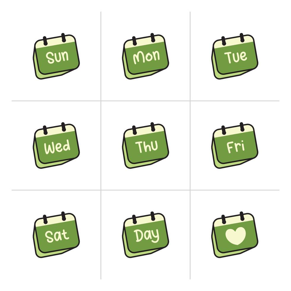ilustração em vetor ícone simples dia de calendário.