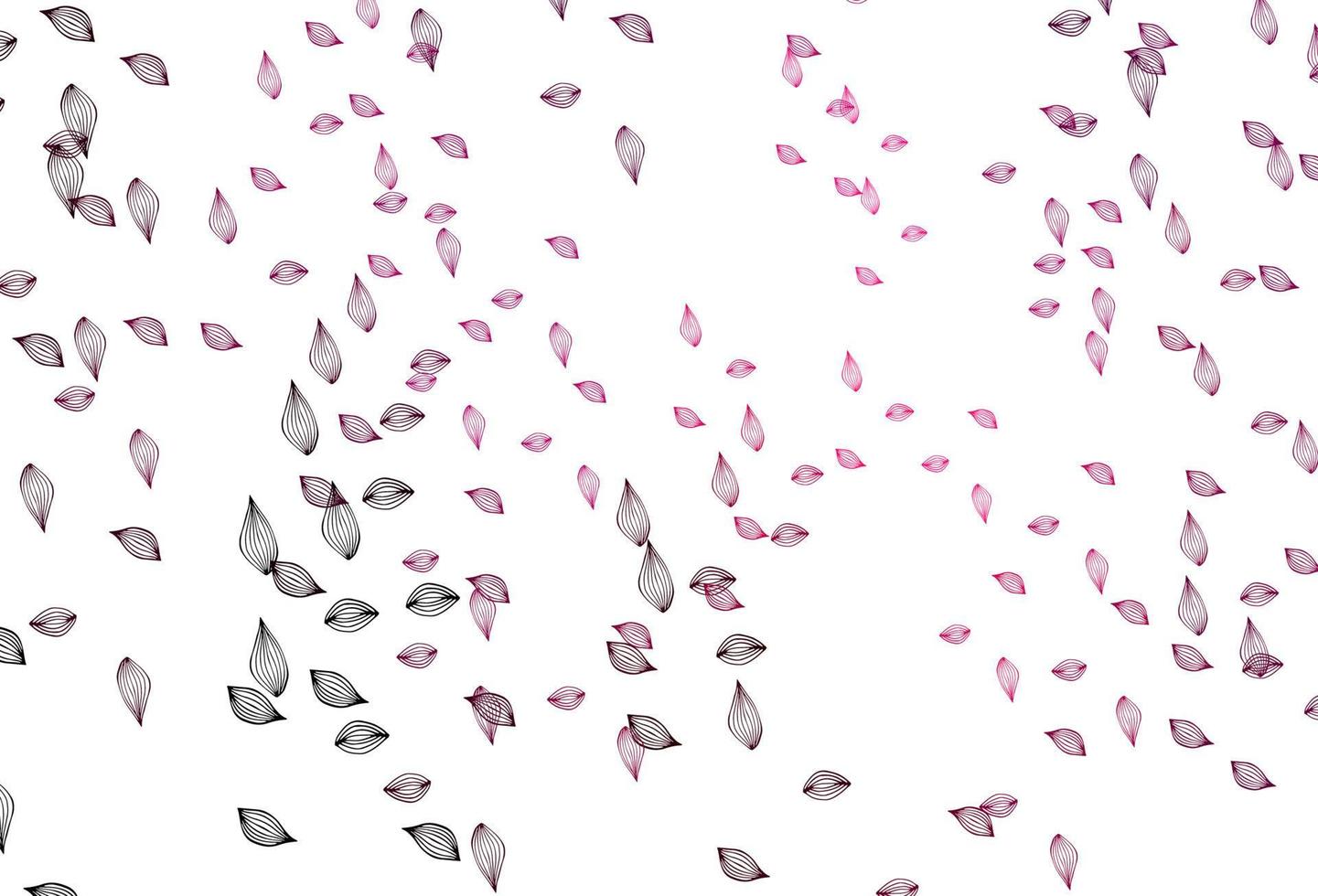 textura de doodle de vetor rosa claro.