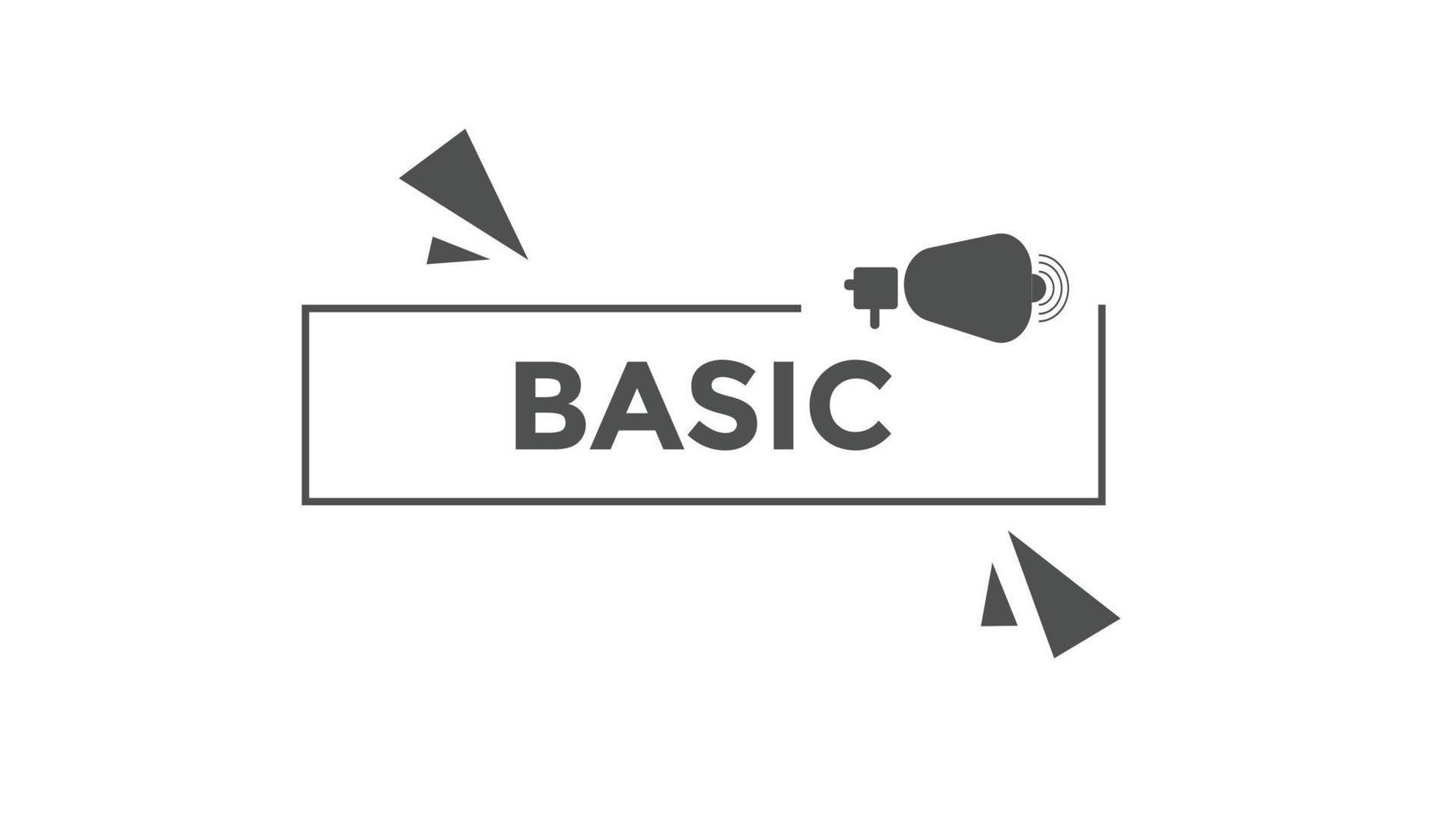 modelos básicos de banner da web de botão. ilustração vetorial vetor