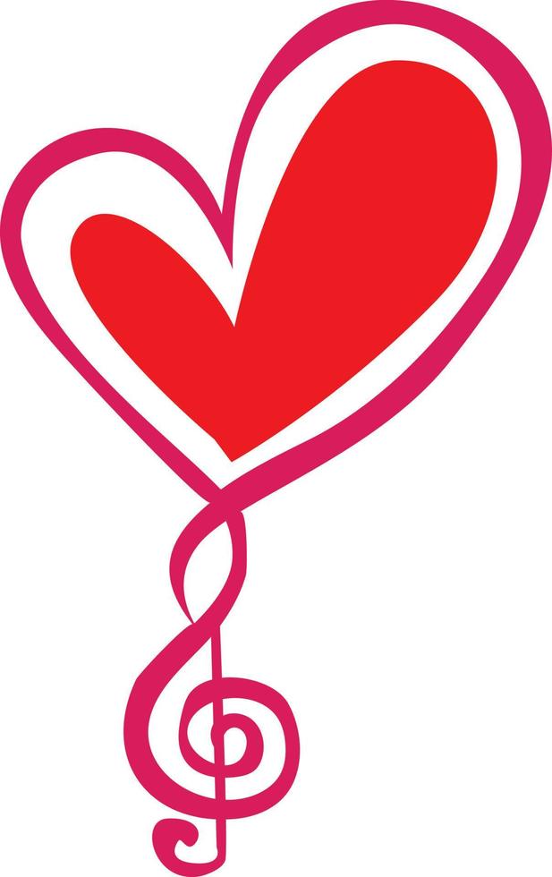coleção de ilustrações de coração, conjunto de ícones de símbolo de amor vetor