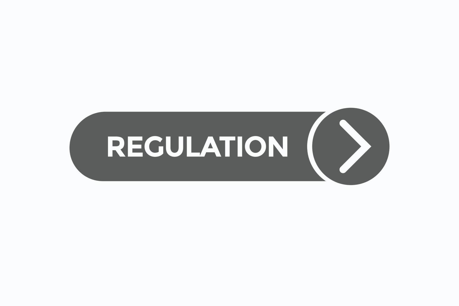 vetores de botão de regulação.regulamento de balão de fala de etiqueta de sinal
