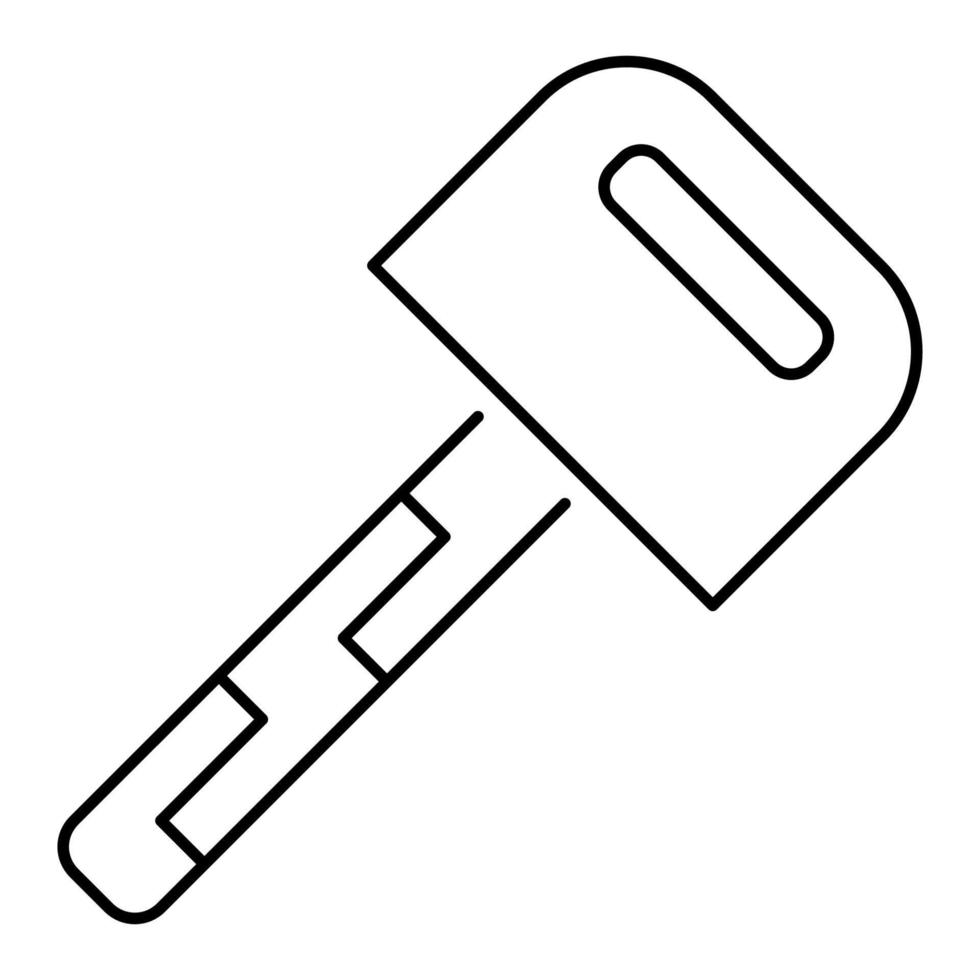 ícone de chave aberta, adequado para uma ampla gama de projetos criativos digitais. vetor