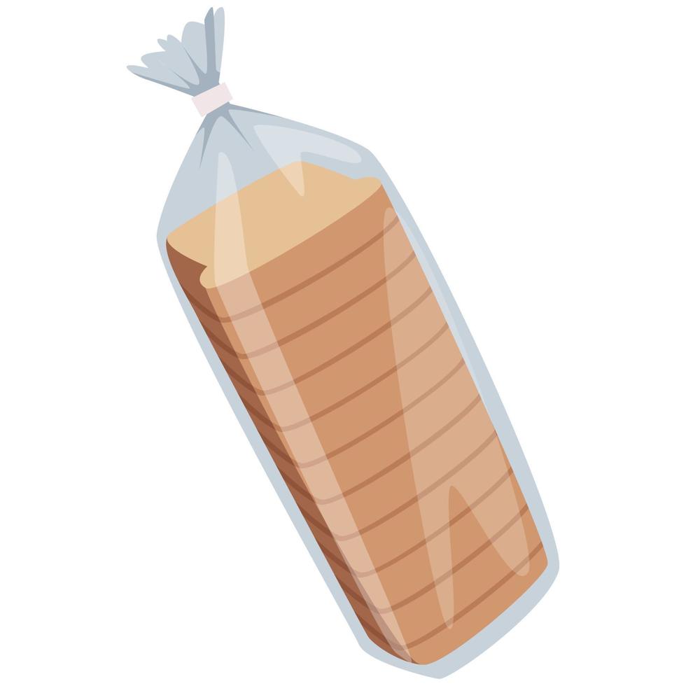 ilustração vetorial de pão e bolo, design gráfico. vetor
