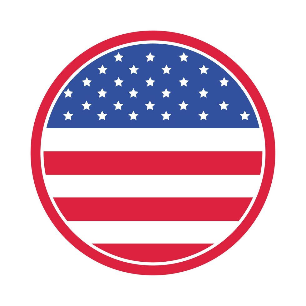 Bandeira dos Estados Unidos vetor