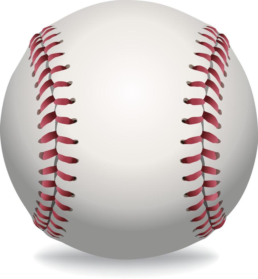 ilustração isolada de beisebol vetor