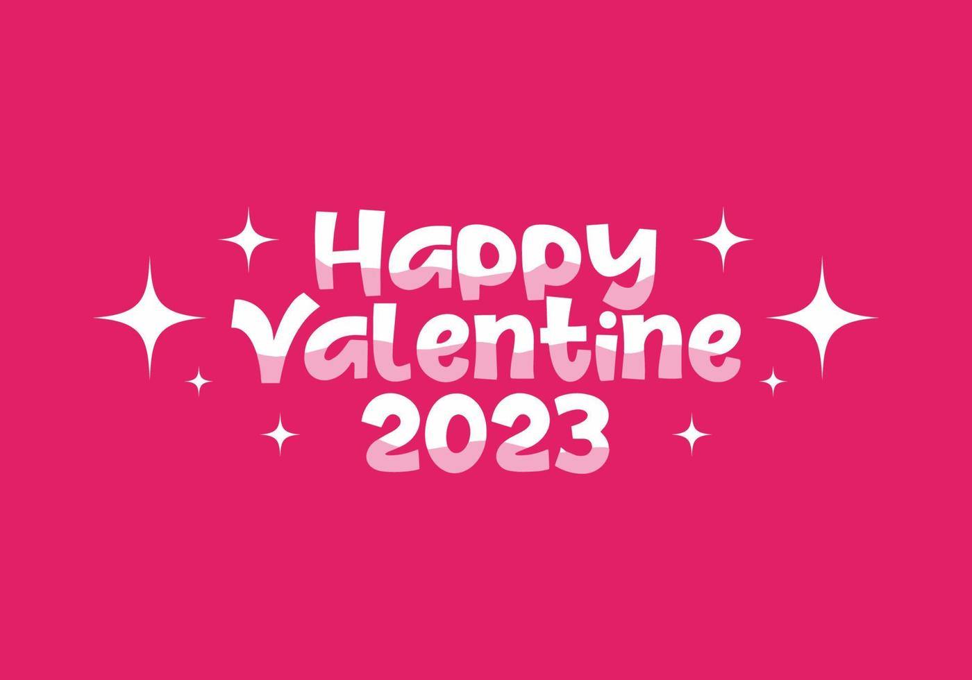 design de sinal de banner de feliz dia dos namorados 2023 vetor