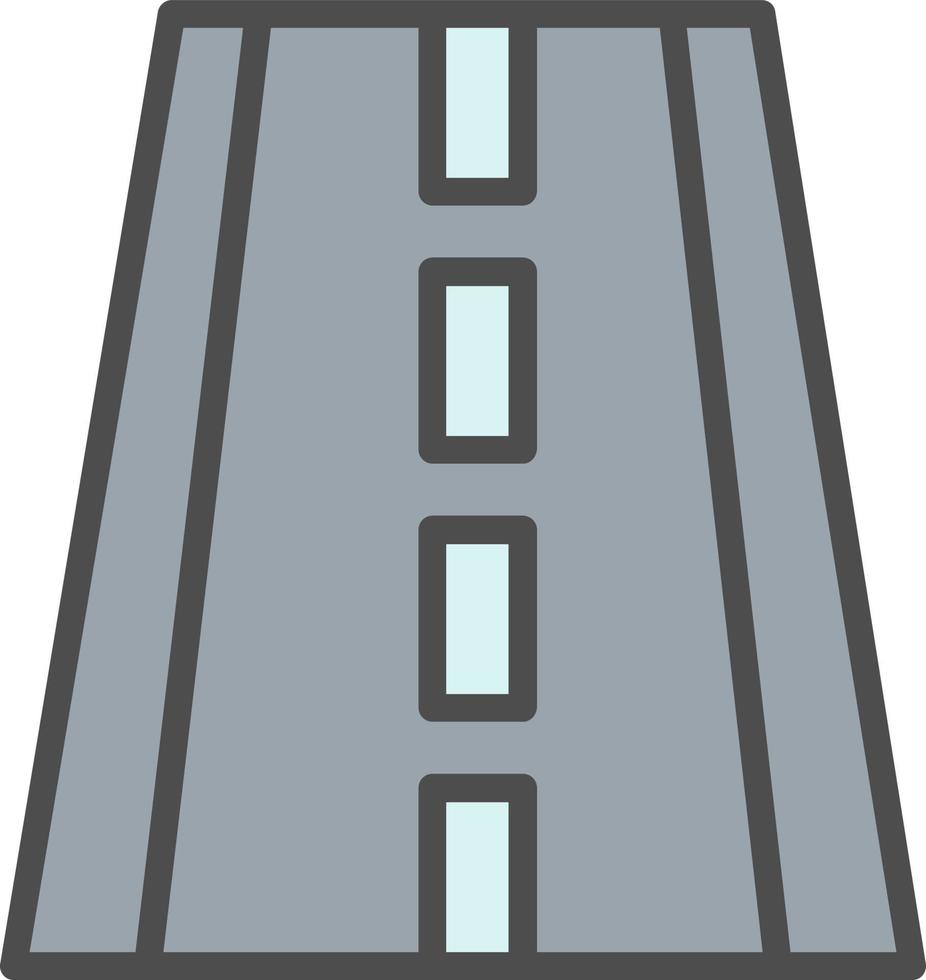 ícone de vetor de estrada