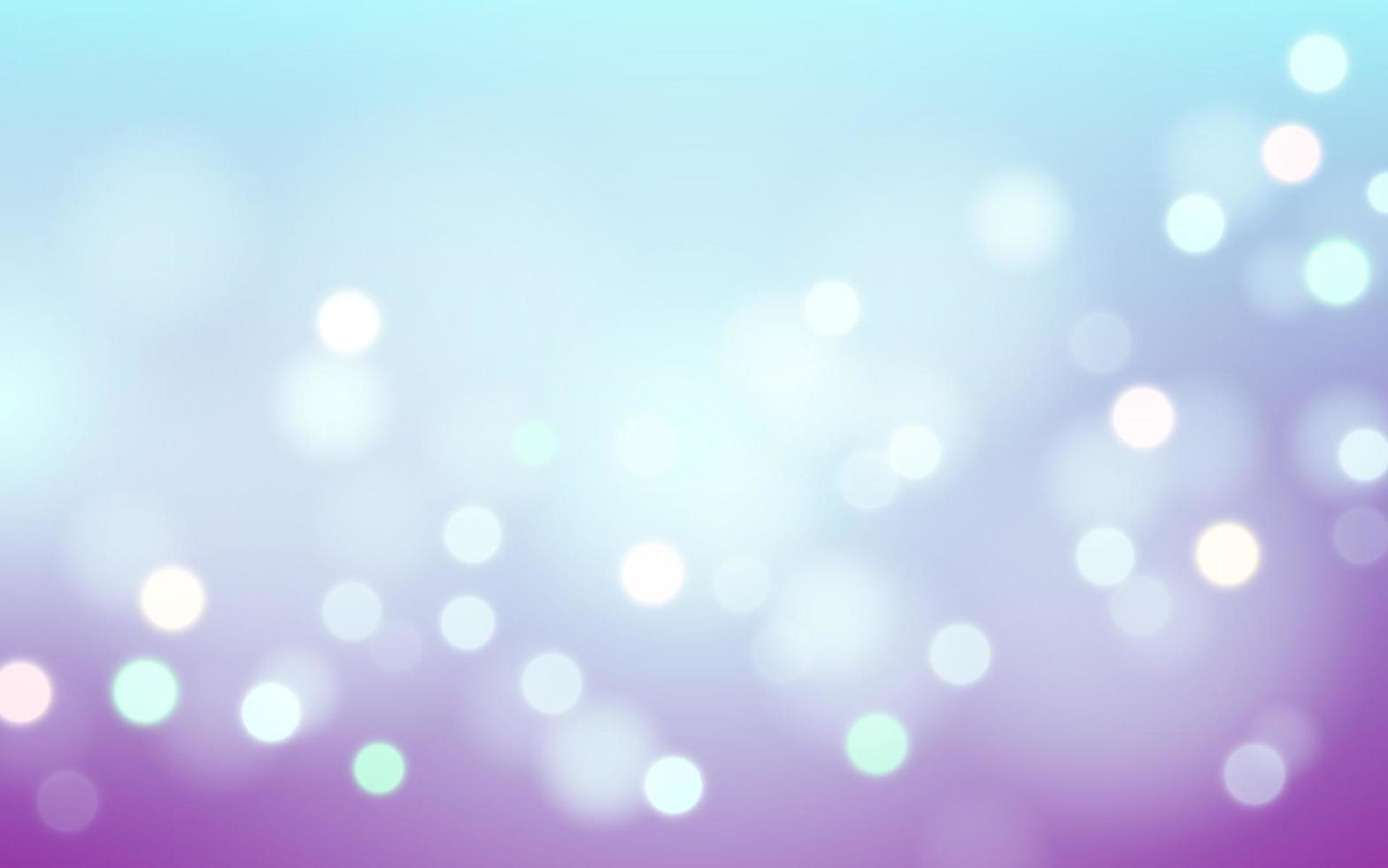 fundo abstrato de luz suave bokeh azul e roxo, vetor eps 10 ilustração bokeh partículas, decoração de fundo