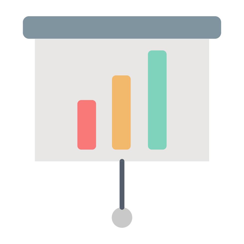ícone de apresentação de negócios, adequado para uma ampla gama de projetos criativos digitais. vetor