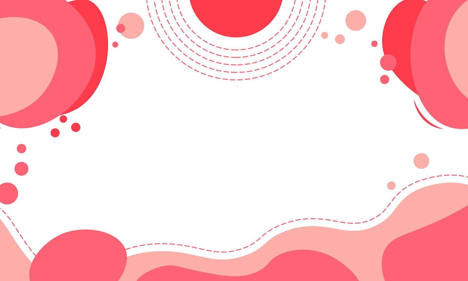 banner de modelo colorido com cor rosa e vermelha. design com forma líquida. vetor