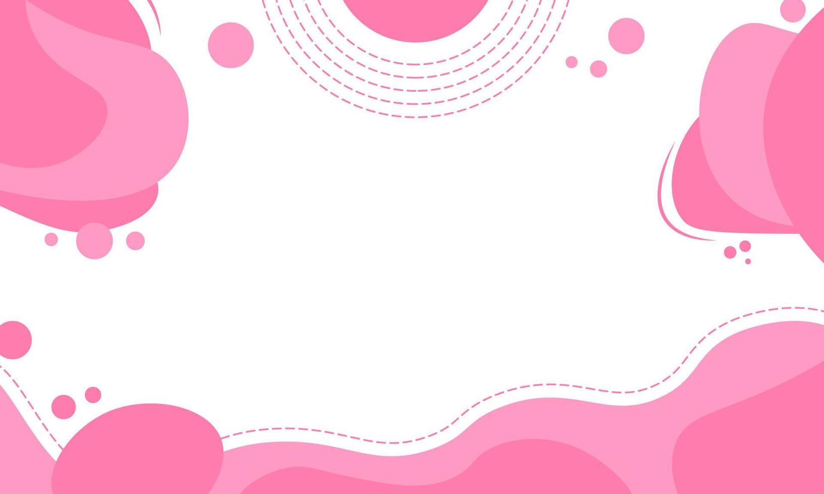 banner de modelo colorido com cor rosa. design com forma líquida. vetor