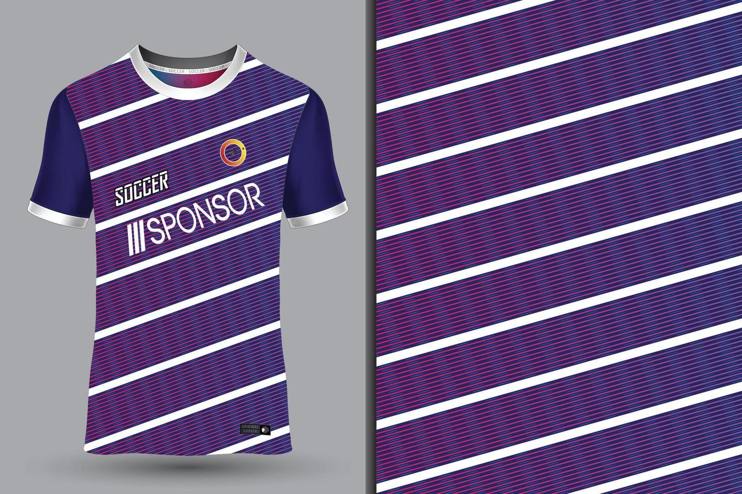 design de camisa esportiva para sublimação vetor