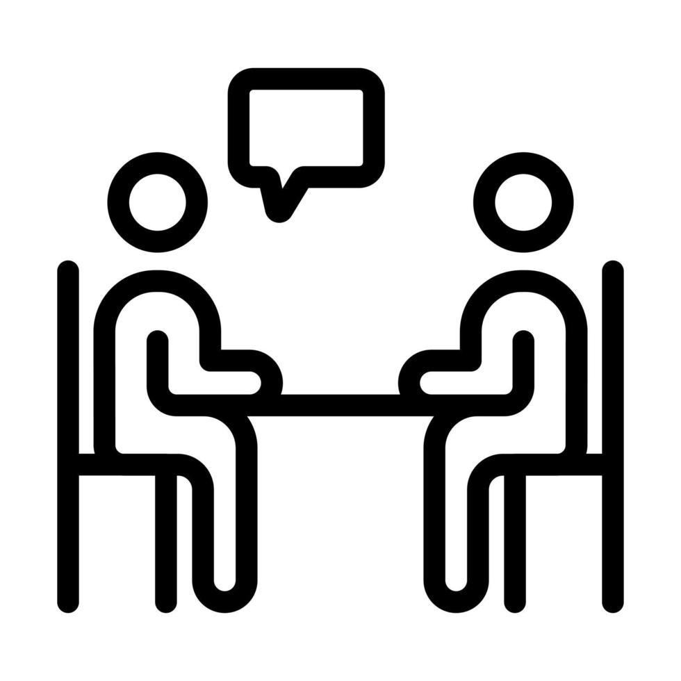 design de ícone de gerenciamento de reunião vetor