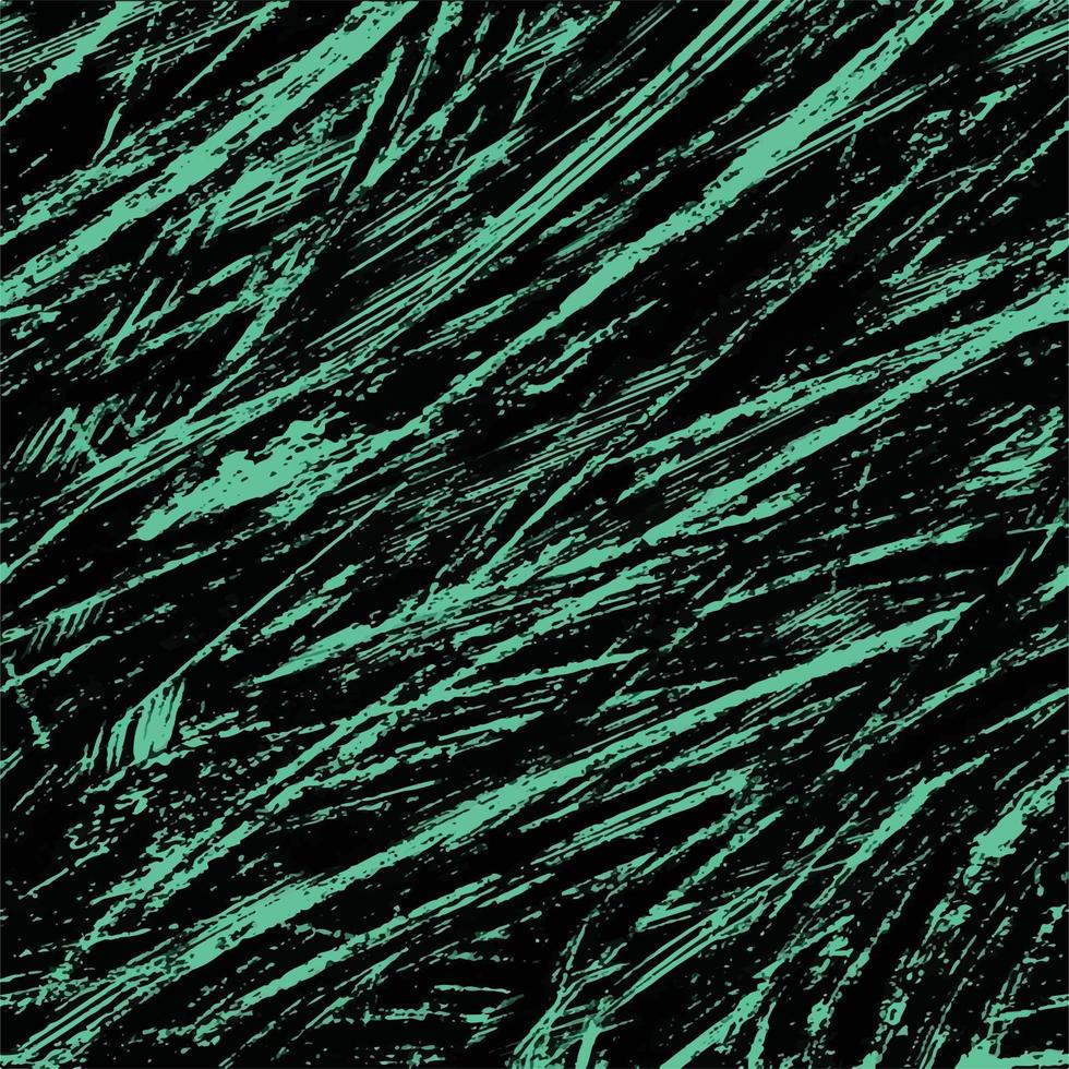 pincelada de cor preta e verde modelo isolado de fundo de vetor de grunge texturizado. imagem de superfície de parede áspera para papel de parede de postagem de mídia social, pôster, folheto, impressão em papel e outros fins.