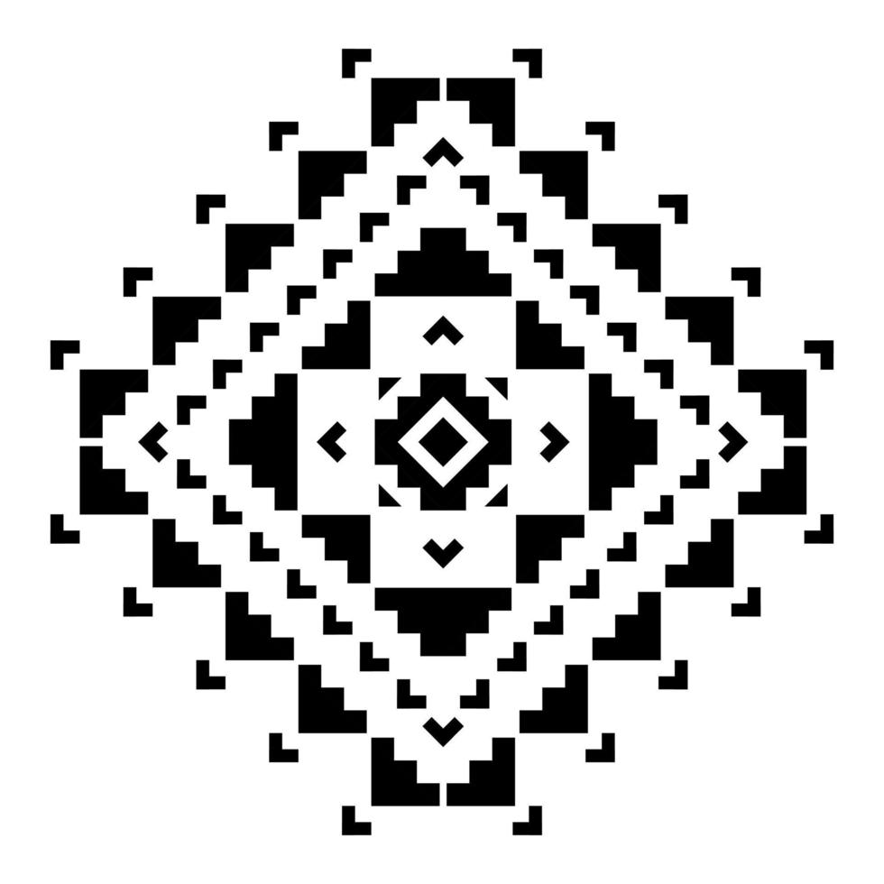 arte de padrão étnico geométrico. estilo americano, mexicano. ornamento tribal asteca de fundo. design para tecido, vestuário, têxtil, logotipo, símbolo. vetor