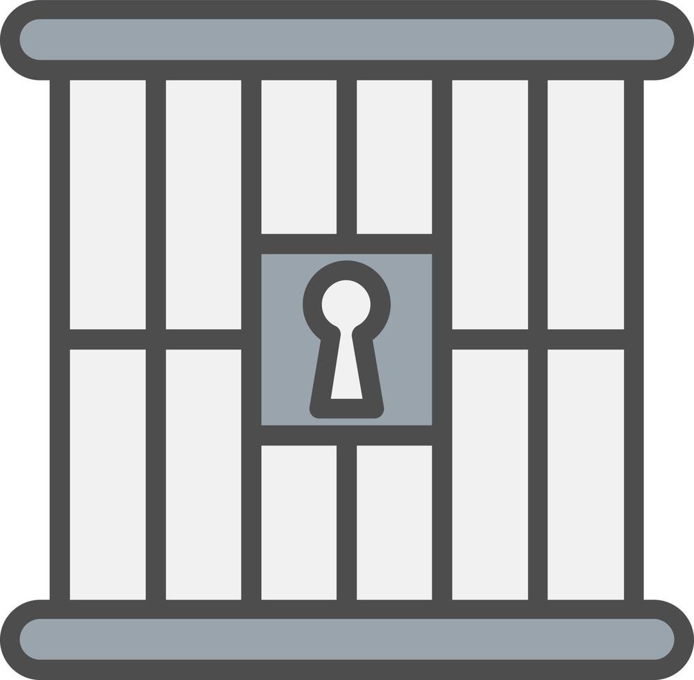 ícone de vetor de prisão