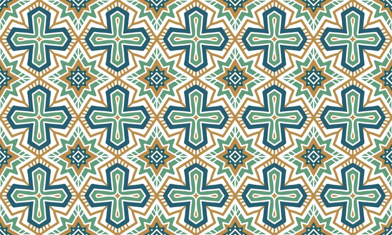 fundo étnico abstrato bonito verde escuro geométrico tribal ikat motivo popular árabe oriental padrão nativo design tradicional,tapete,papel de parede,vestuário,tecido,embrulho,impressão,batik,folclórico,malha,vetor vetor