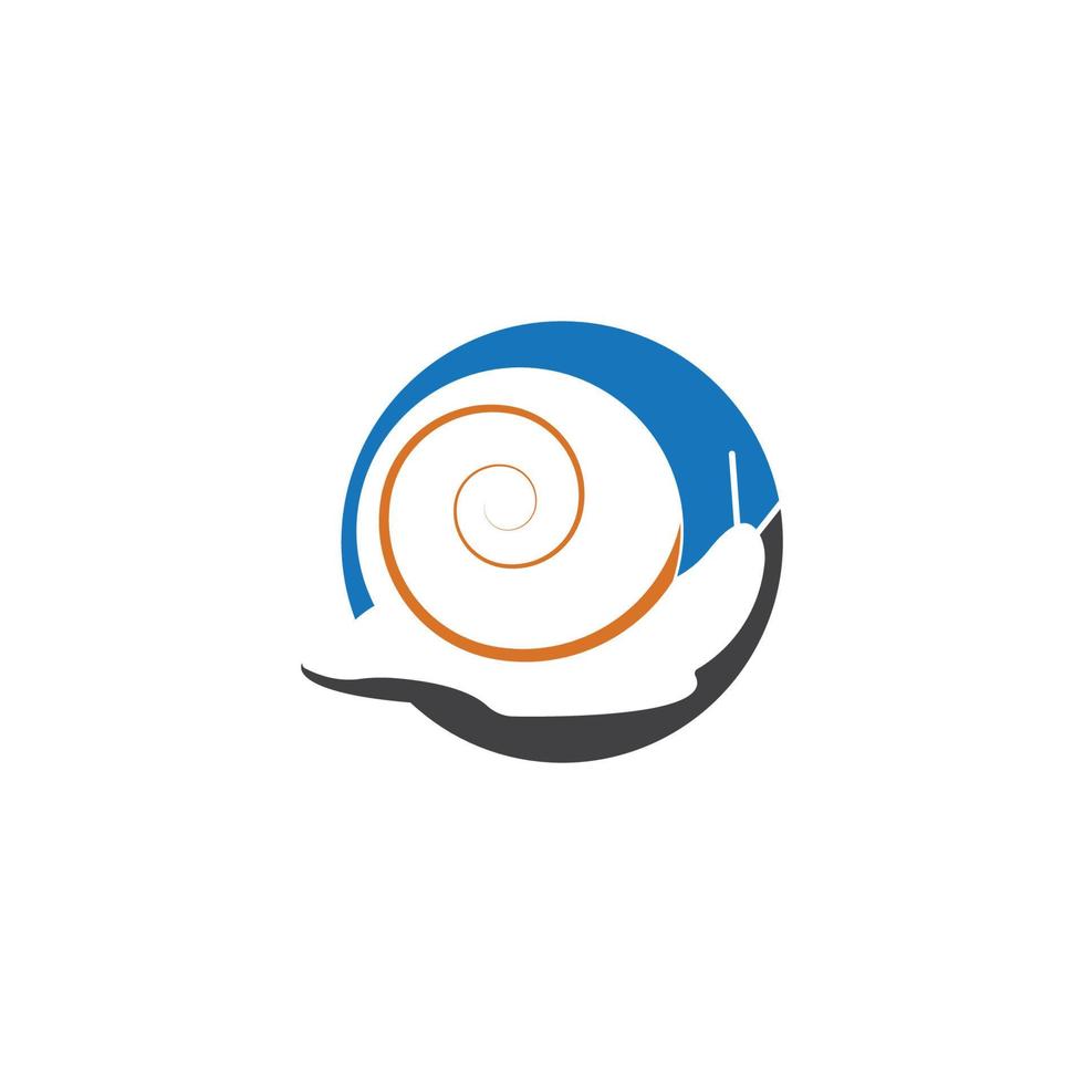 vetor de modelo de logotipo de caracol