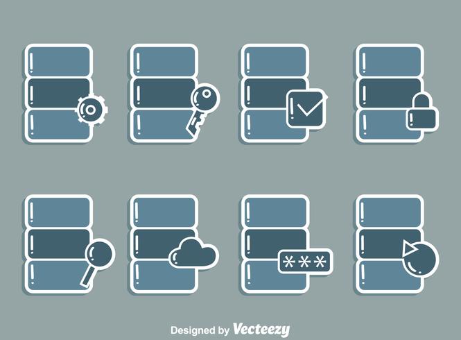 Ícone da Base de Dados Vector