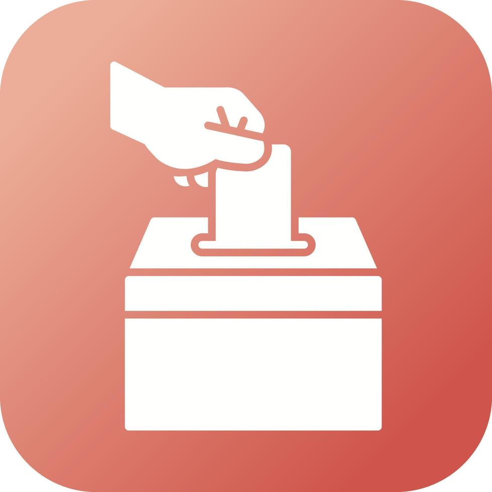 ícone de vetor de votação