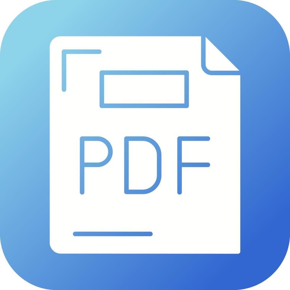 ícone de vetor pdf