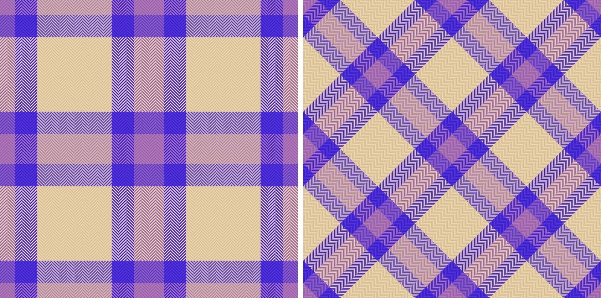 fundo de textura de vetor. xadrez têxtil tartan. teste padrão de tecido sem costura. vetor