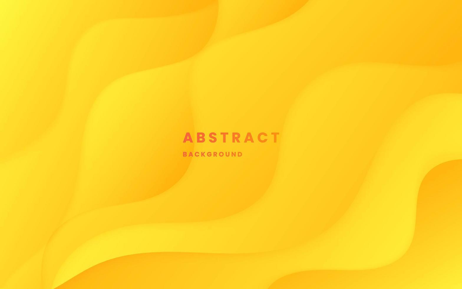 abstrato amarelo e laranja. composição de formas de gradiente. fundo de design moderno e elegante. ilustração vetorial 10 eps. vetor