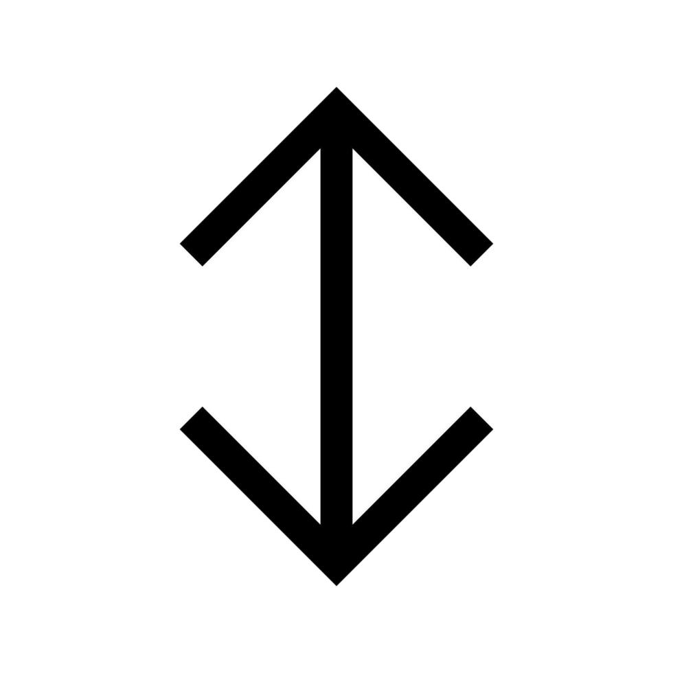 redimensione a linha do ícone isolada no fundo branco. ícone liso preto fino no estilo de contorno moderno. símbolo linear e traço editável. ilustração vetorial de traço perfeito simples e pixel vetor