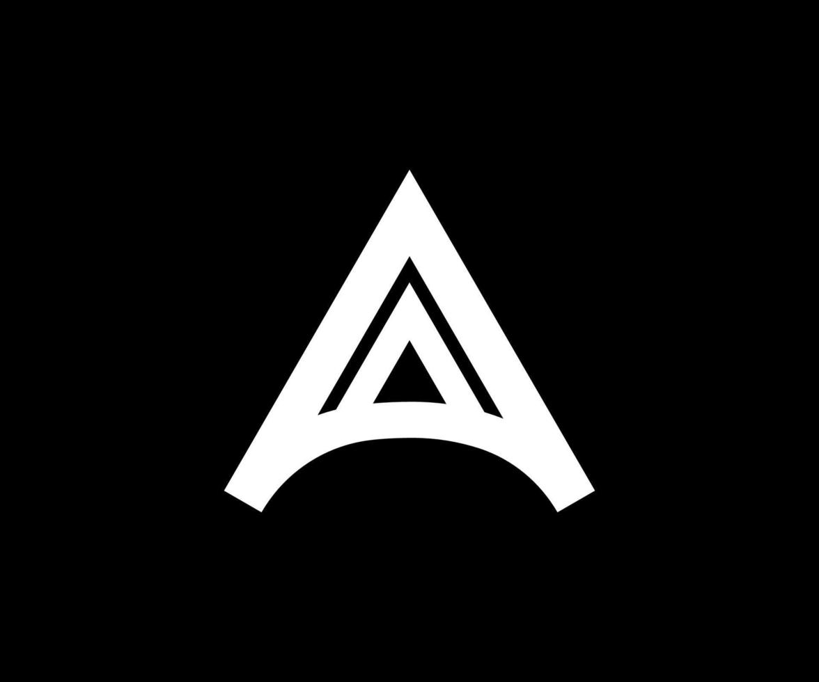 carta criativa um design de logotipo branco. design de logotipo do alfabeto vetor de modelo de design de logotipo do alfabeto ab inicial