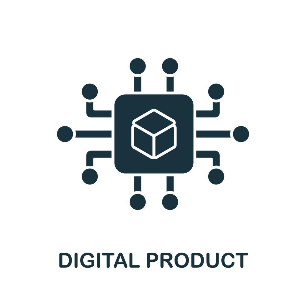 ícone de produto digital da coleção de digitalização. ícone de produto digital de linha simples para modelos, web design vetor