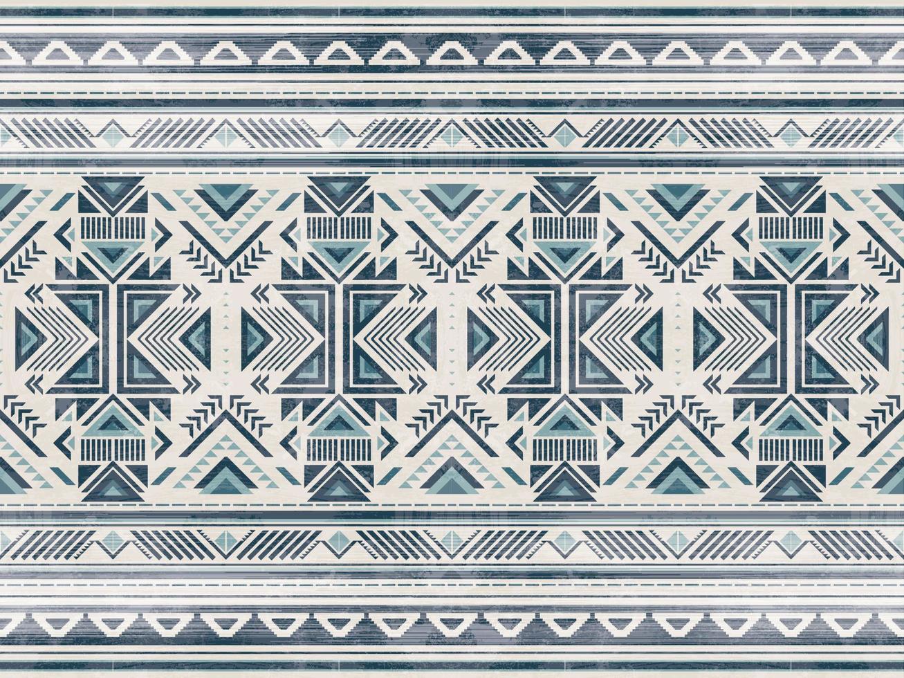 padrão nativo americano padrão de ornamento indiano geométrico étnico textura têxtil padrão asteca tribal navajo tecido mexicano decoração vetorial sem costura vetor