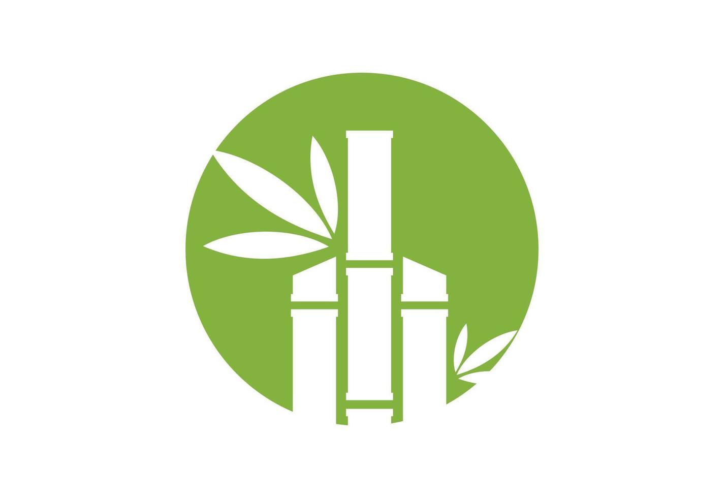 design de logotipo de jardim verde, modelo de design vetorial vetor