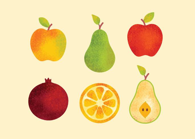 Vector de frutas saudável gratuito