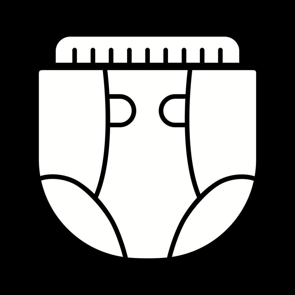 ícone de vetor de fraldas